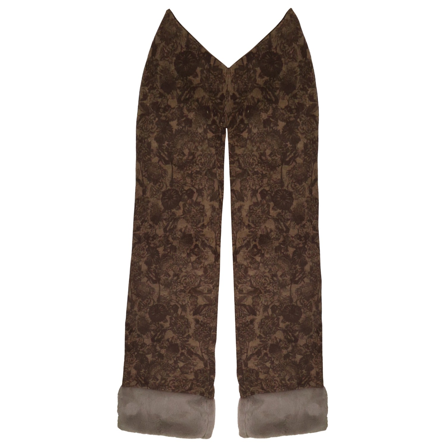 28natelier Women's Brown / Grey The Cozy But Cold Pants