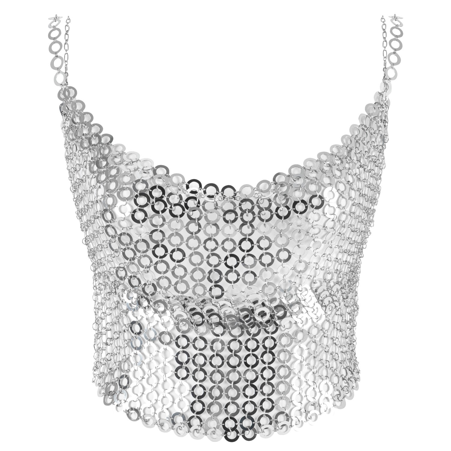 Women’s Silver Susu Chain Top Khla the Label