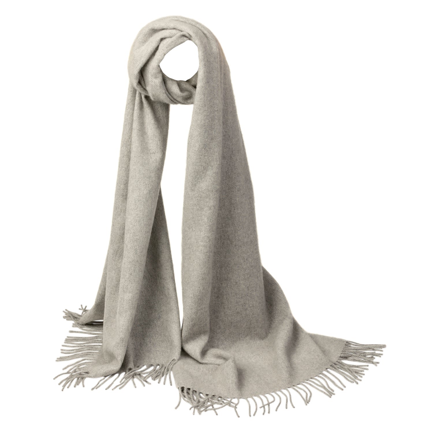 Women’s Callan Light Grey Cashmere Stole Kinalba