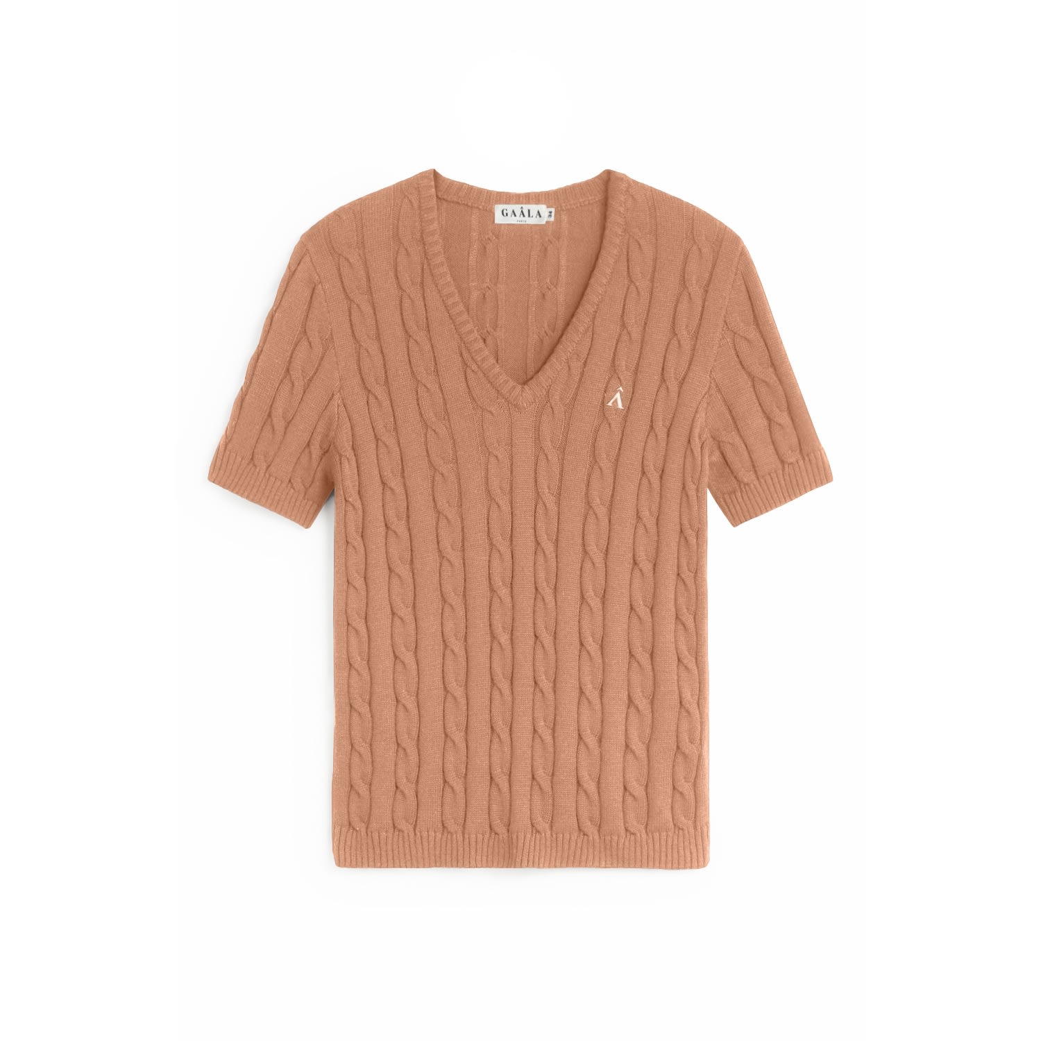 Gaala Women's Neutrals Talina Cable Knit Top In Brown