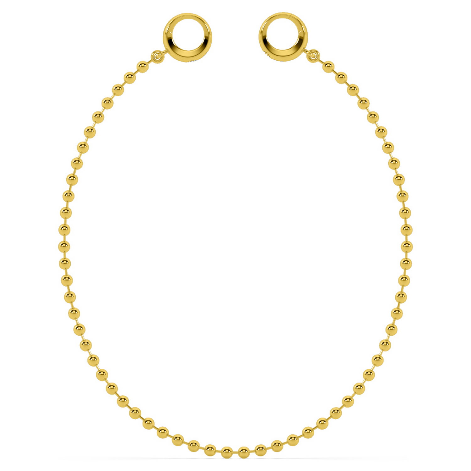 Oni Fine Jewelry Women's Baby Sphere Anklet - Gold In Gold