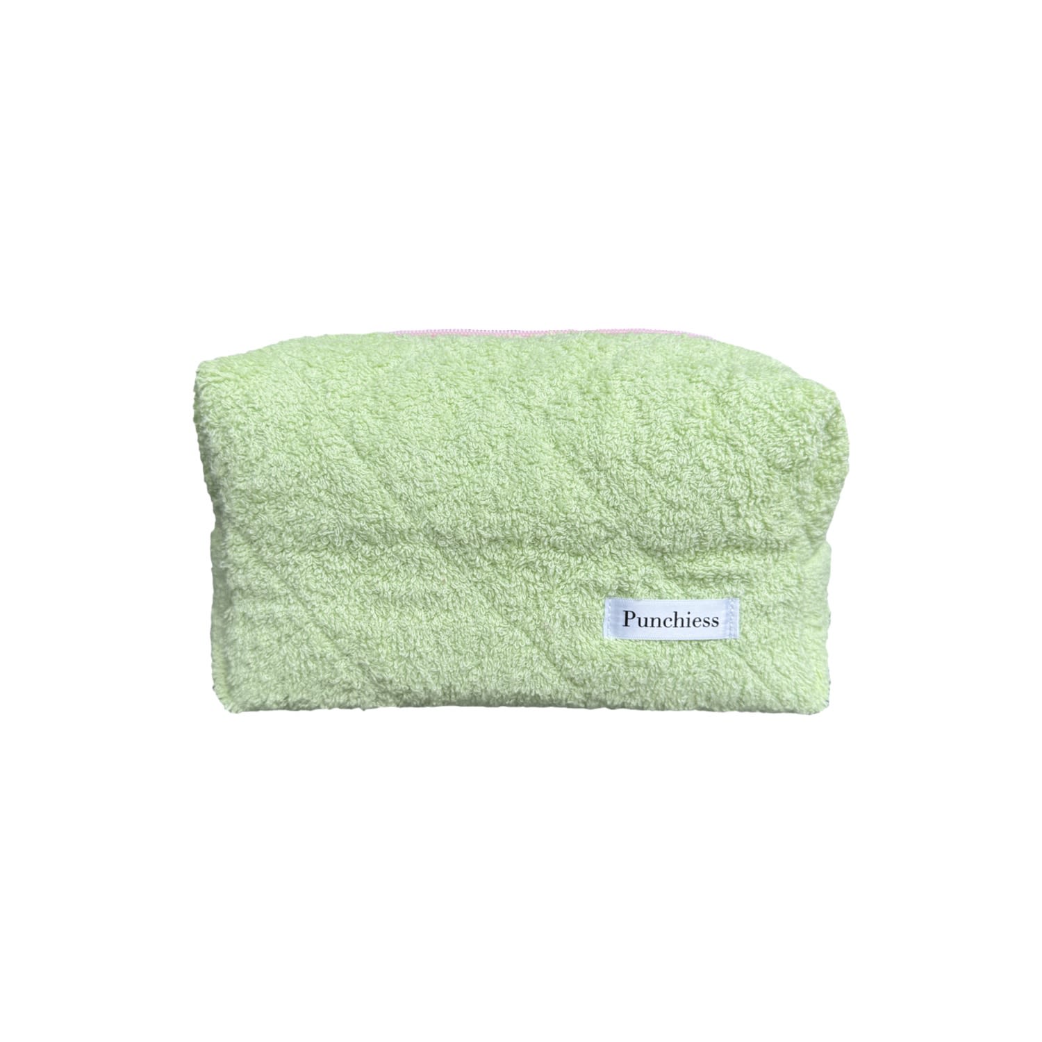 Punchiess Green Towel Makeup Bag In Green