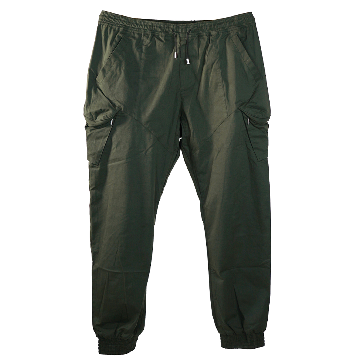 Cargo Trousers Tightened At The Ankles - Green