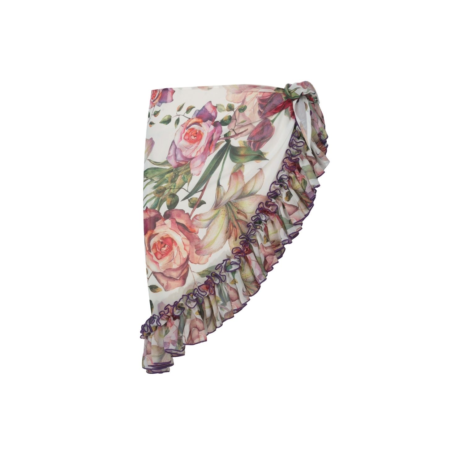 Women's White Lily Bianca Pareo | One Size | Nur Karaata