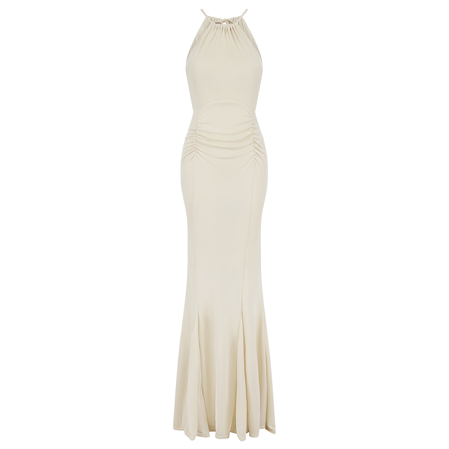 Women’s Neutrals Plume Maxi Dress In Antique White Large Celestine & Mae