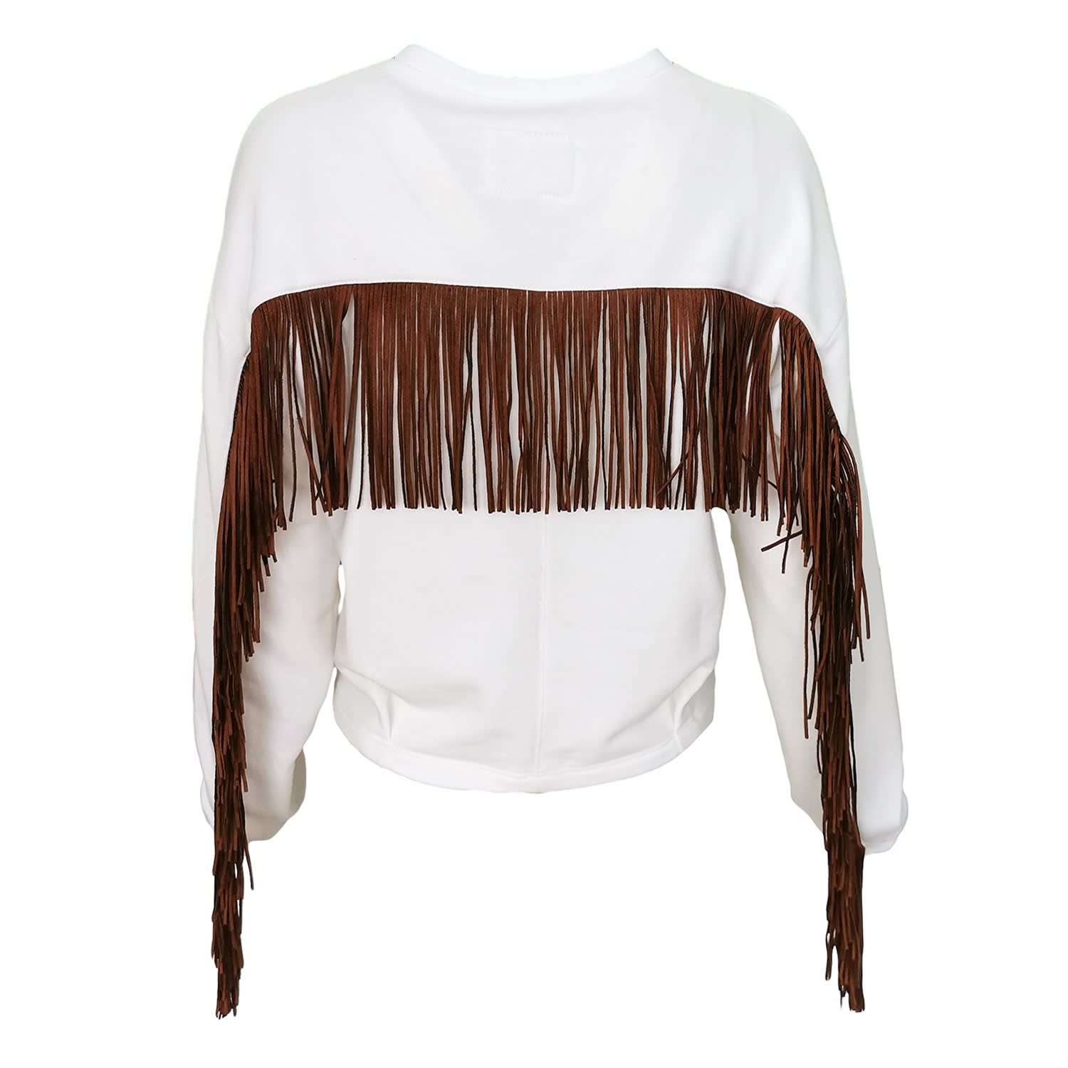 sweatshirt with fringe