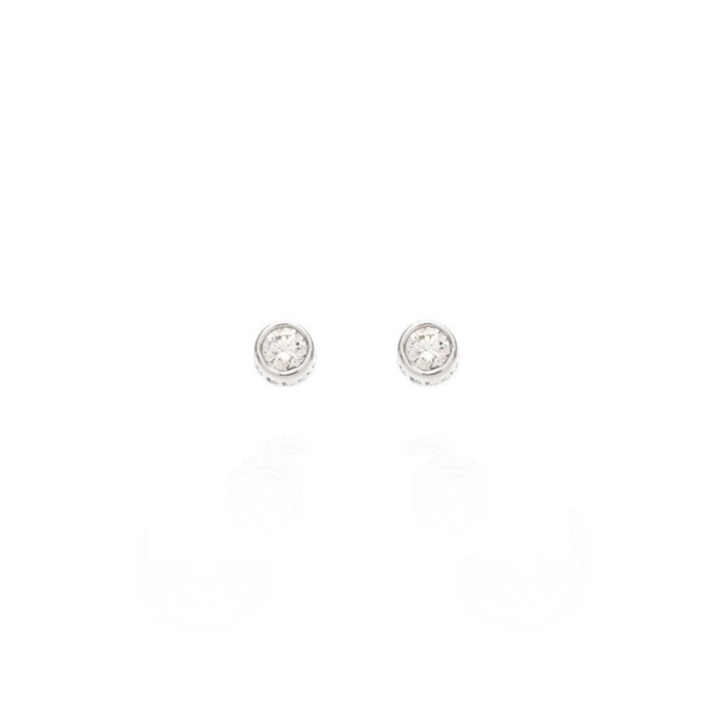 Bloomtine | Earth Angel Hq Women's Illuminess™ 14k White Gold Diamond Studs In White