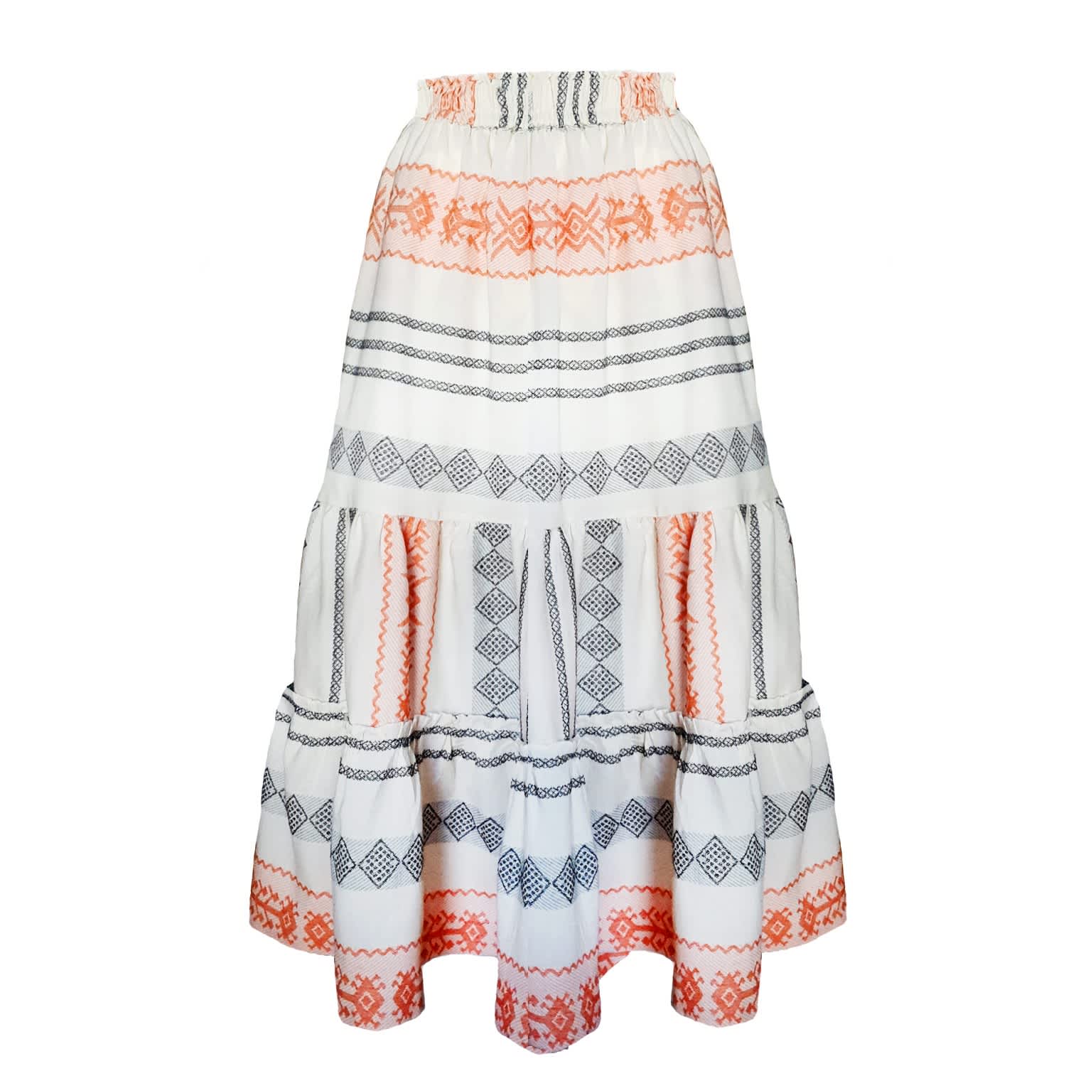 embroidered maxi skirts