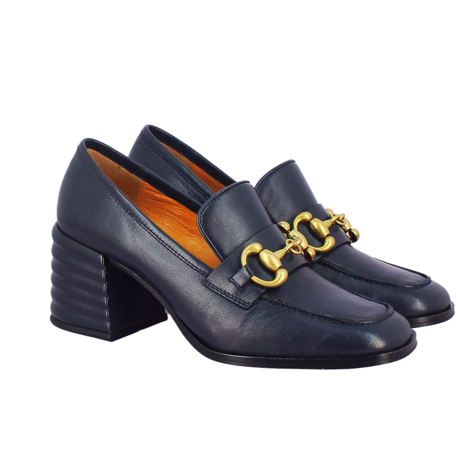 Women’s Blue Valentina Handcrafted Loafer - Navy 3 Uk Saint G