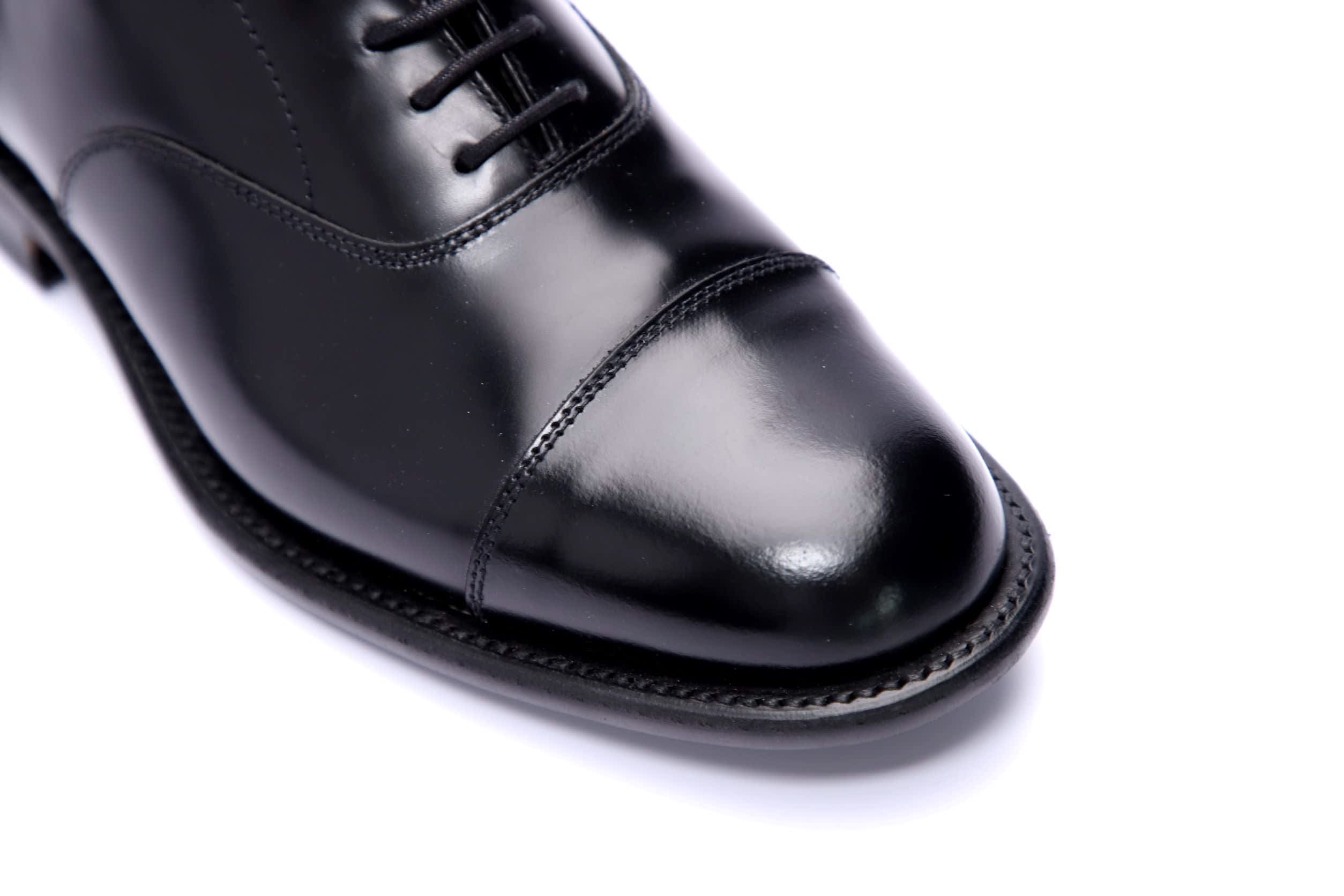 Pelle Santino - Black Full Patent Oxfords – The Dapper Man