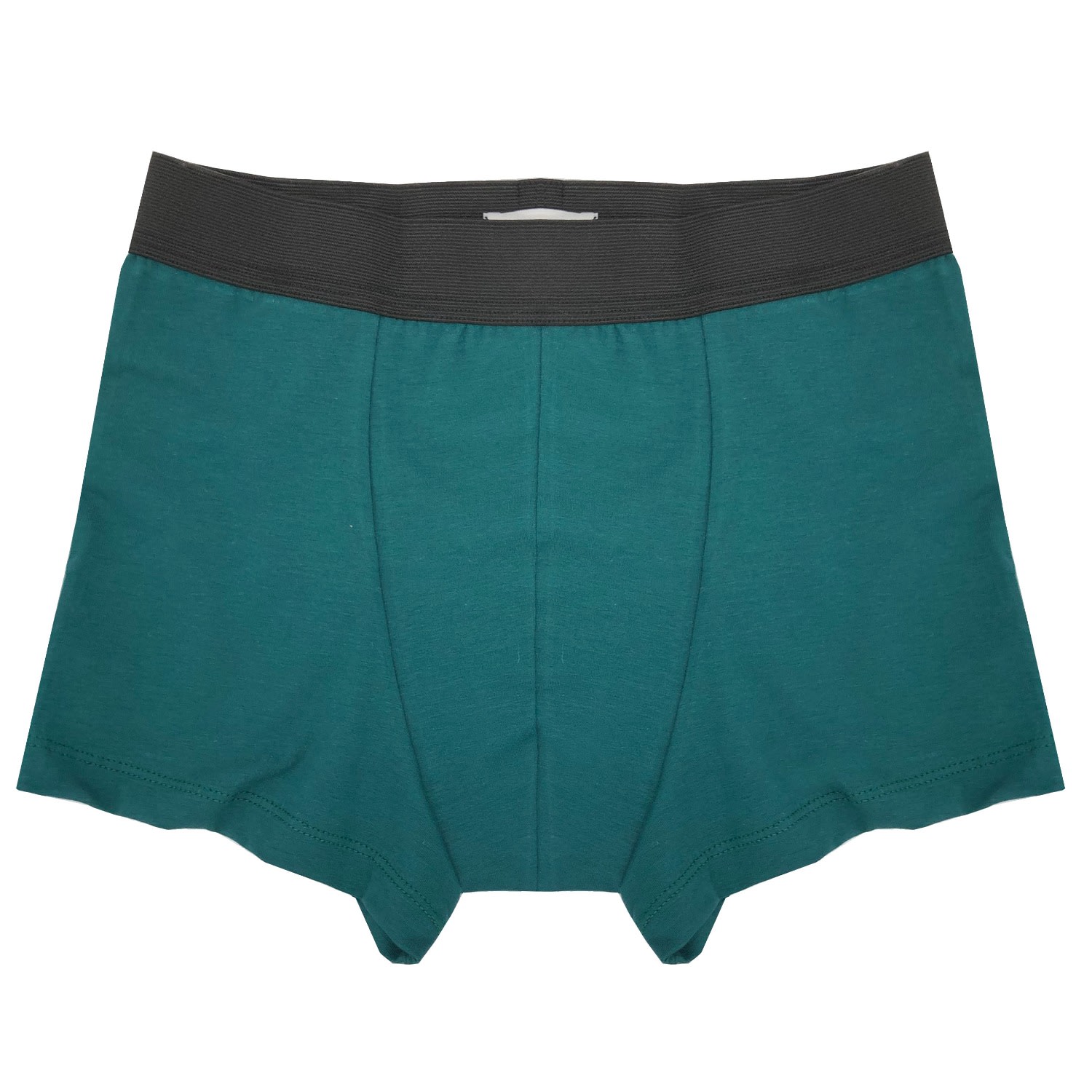 Men’s Organic Cotton Jersey Trunk In Emerald Green Extra Small Rozenbroek