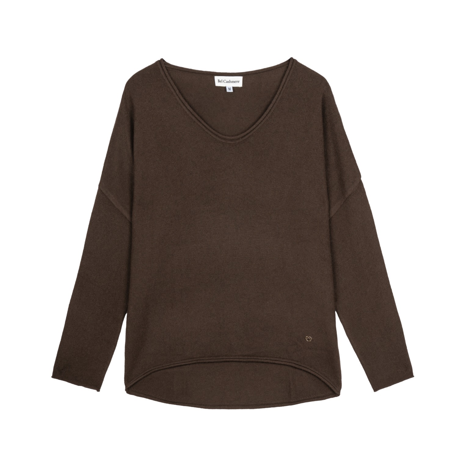 Bel Cashmere Women's Anais Cashmere Sweater Brown In Brown