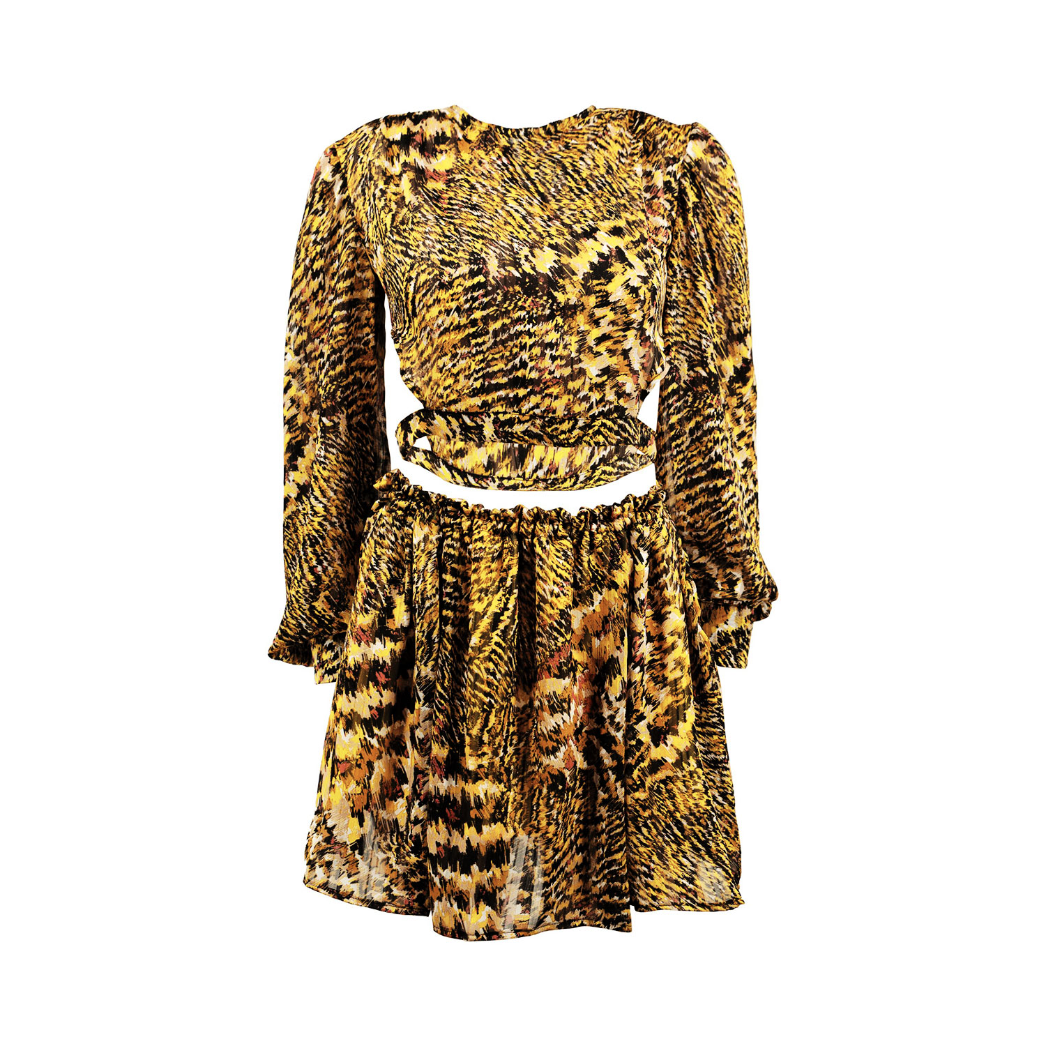 Maui X Lolita Yellow / Orange / Black Gigi Two-piece Skirt Set
