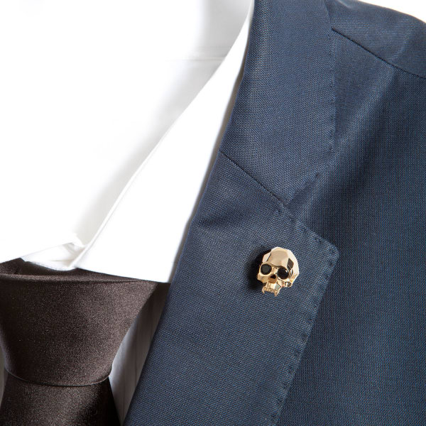 Gucci Vampire Brooch Pin Gold