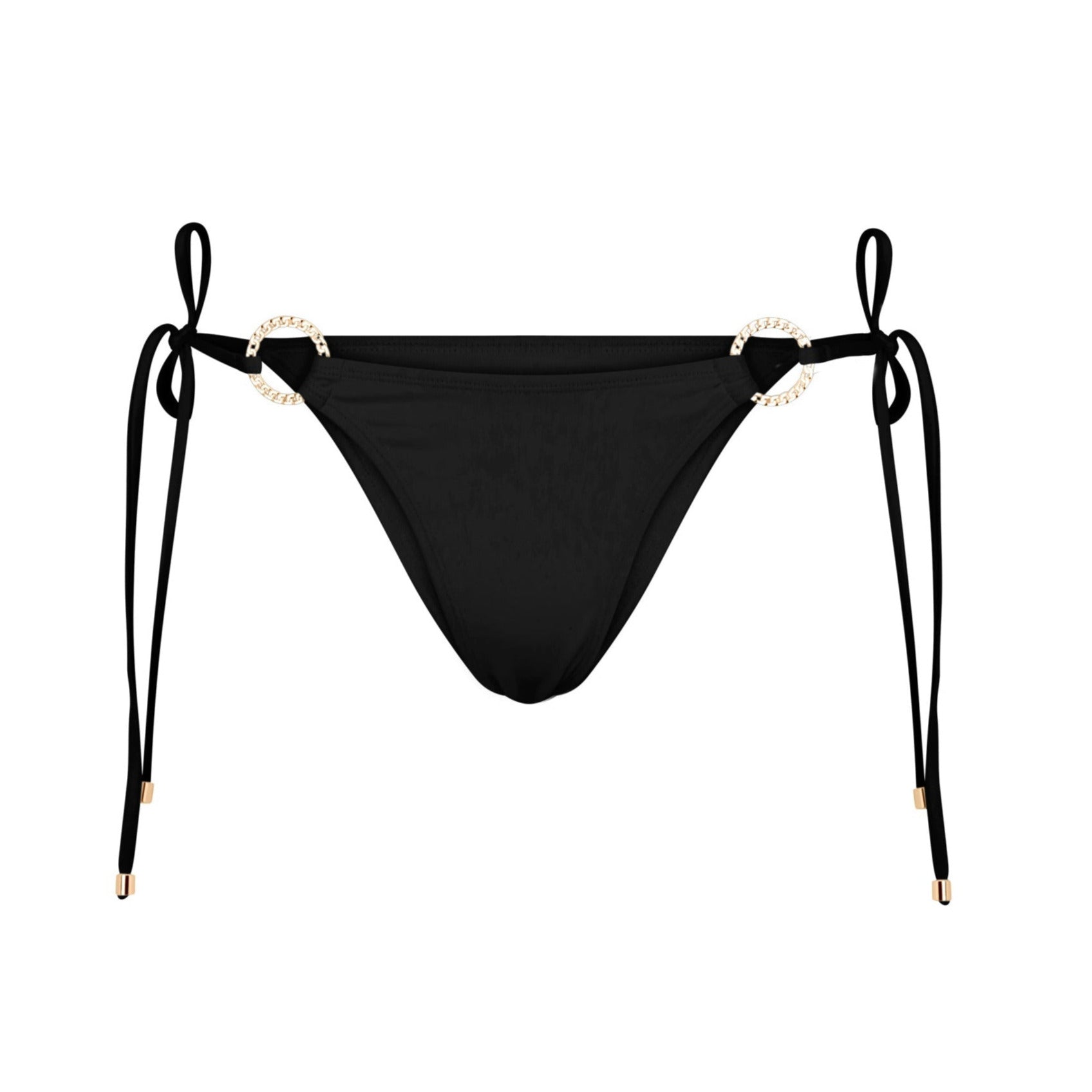 Women’s Carrie Black Bikini Bottom Extra Small La Michaux