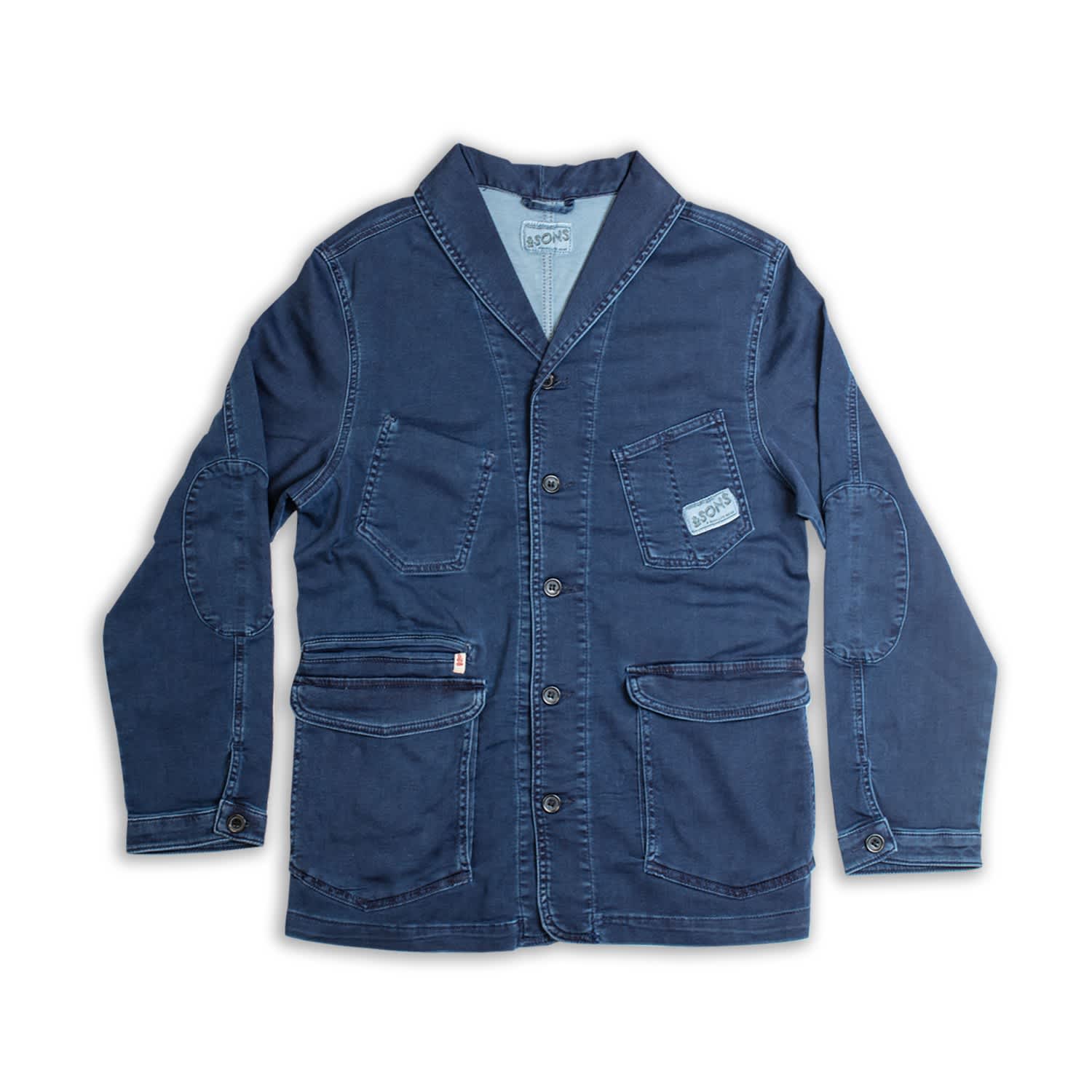 indigo chore jacket
