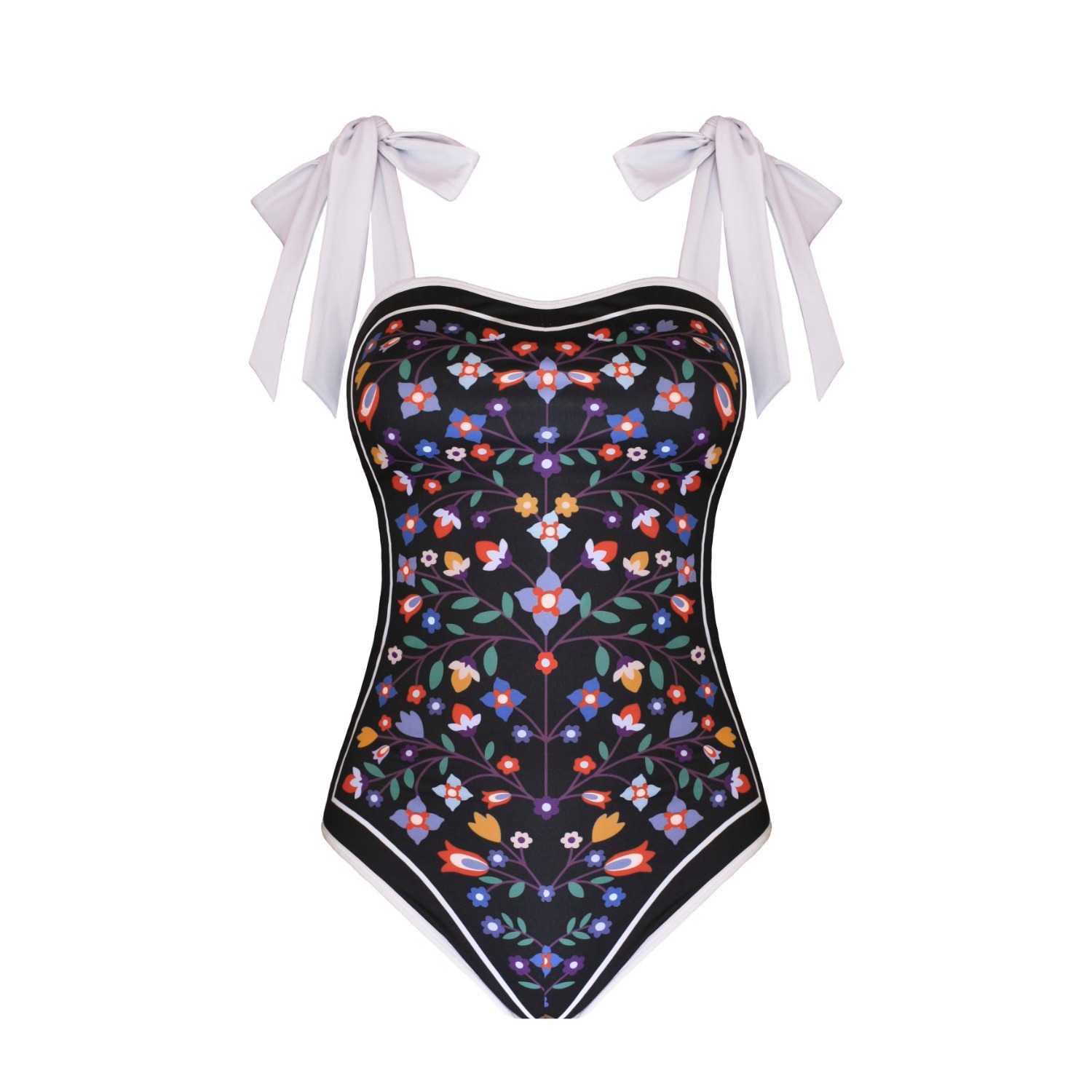 ARENA Women's Allover Challenge Back Performance Reversible One Piece Swimsuit Costume Intero, Multicolore/Salvia Scura, 30 Donna