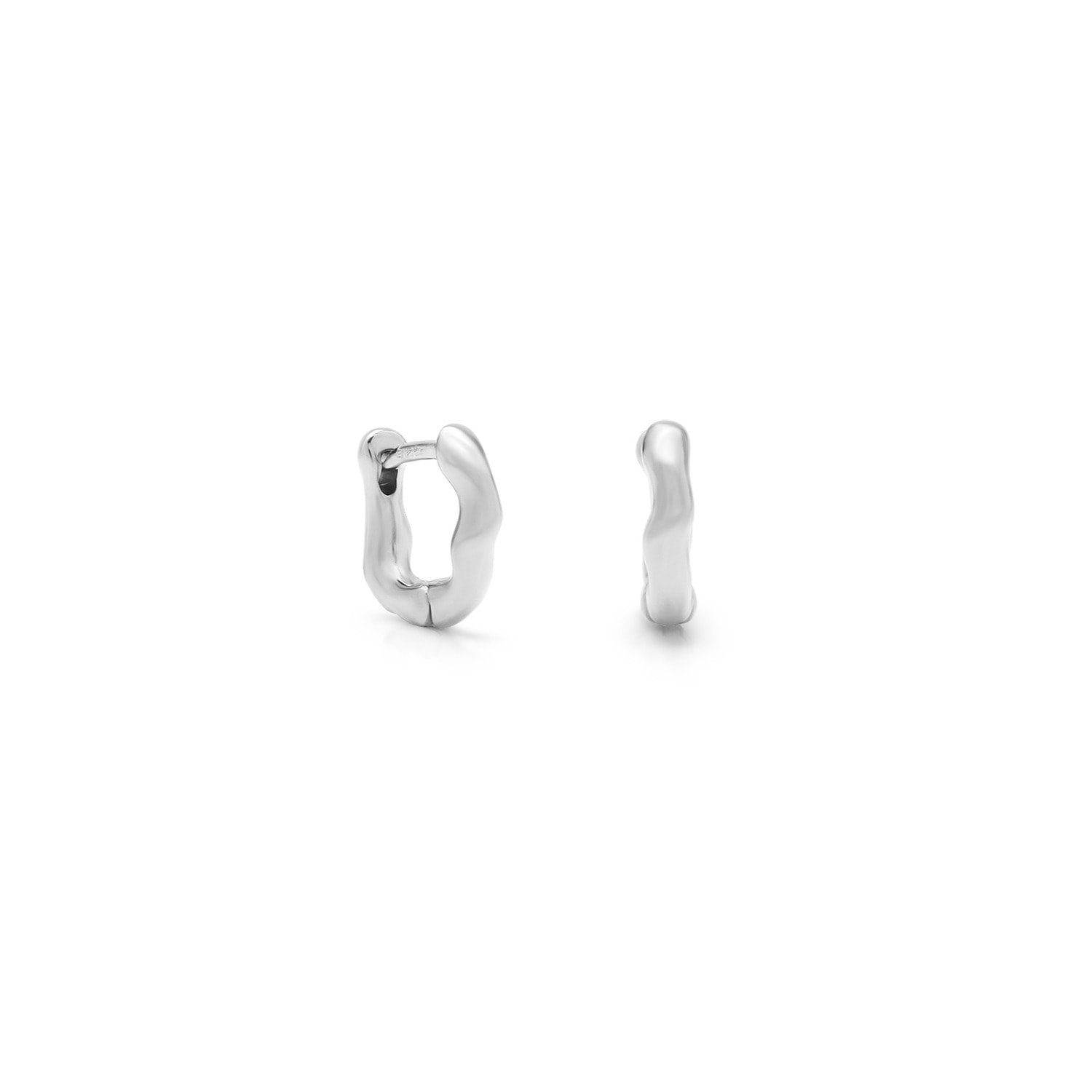 Above And Below Women's Arus Hoops - Small - Sterling Silver
