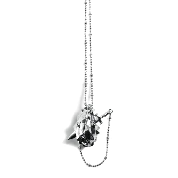Gucci Vampire Heart Pendant Silver In Pendant