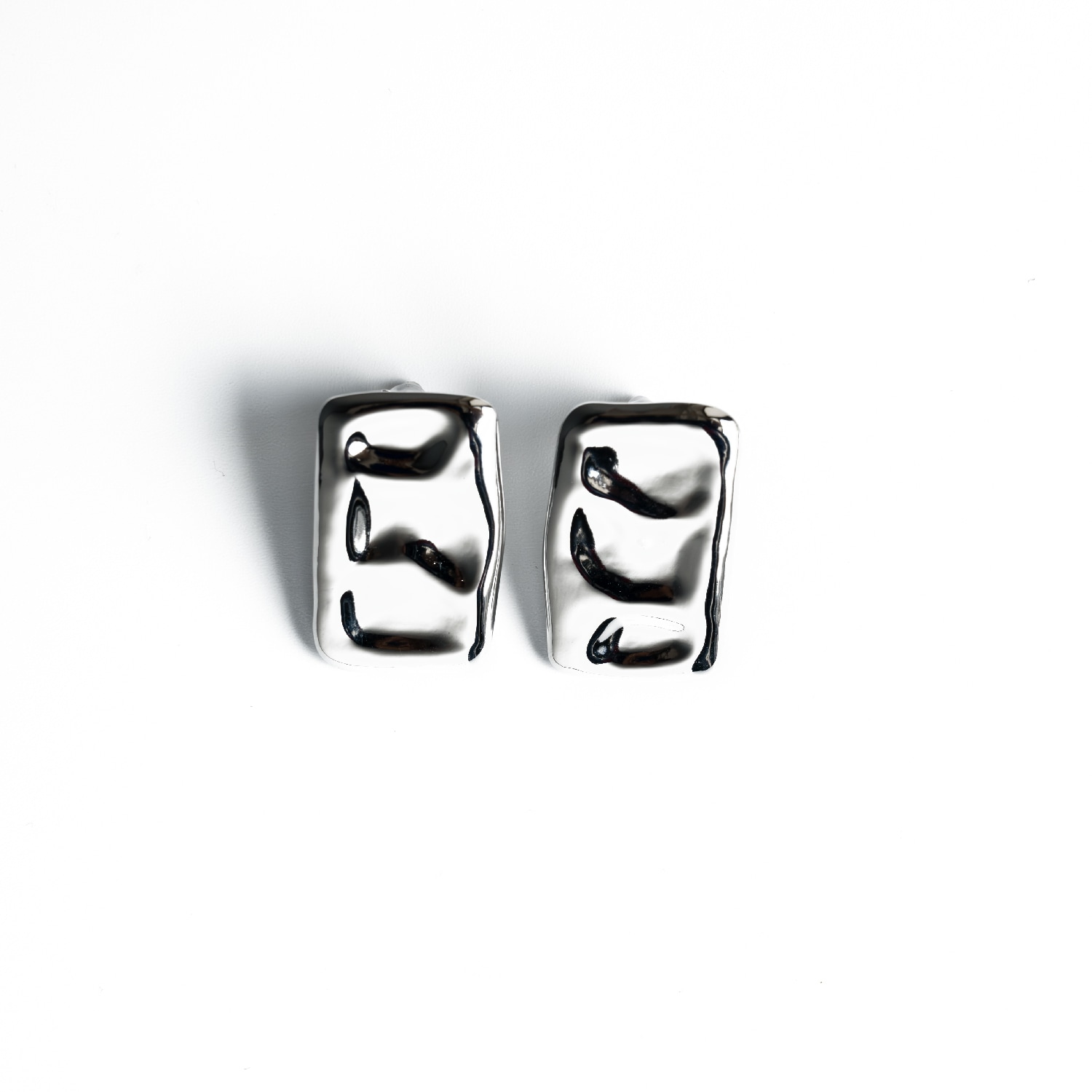 Superdivajewellery Women's Vanessa Silver Square Drop Earrings In Silver