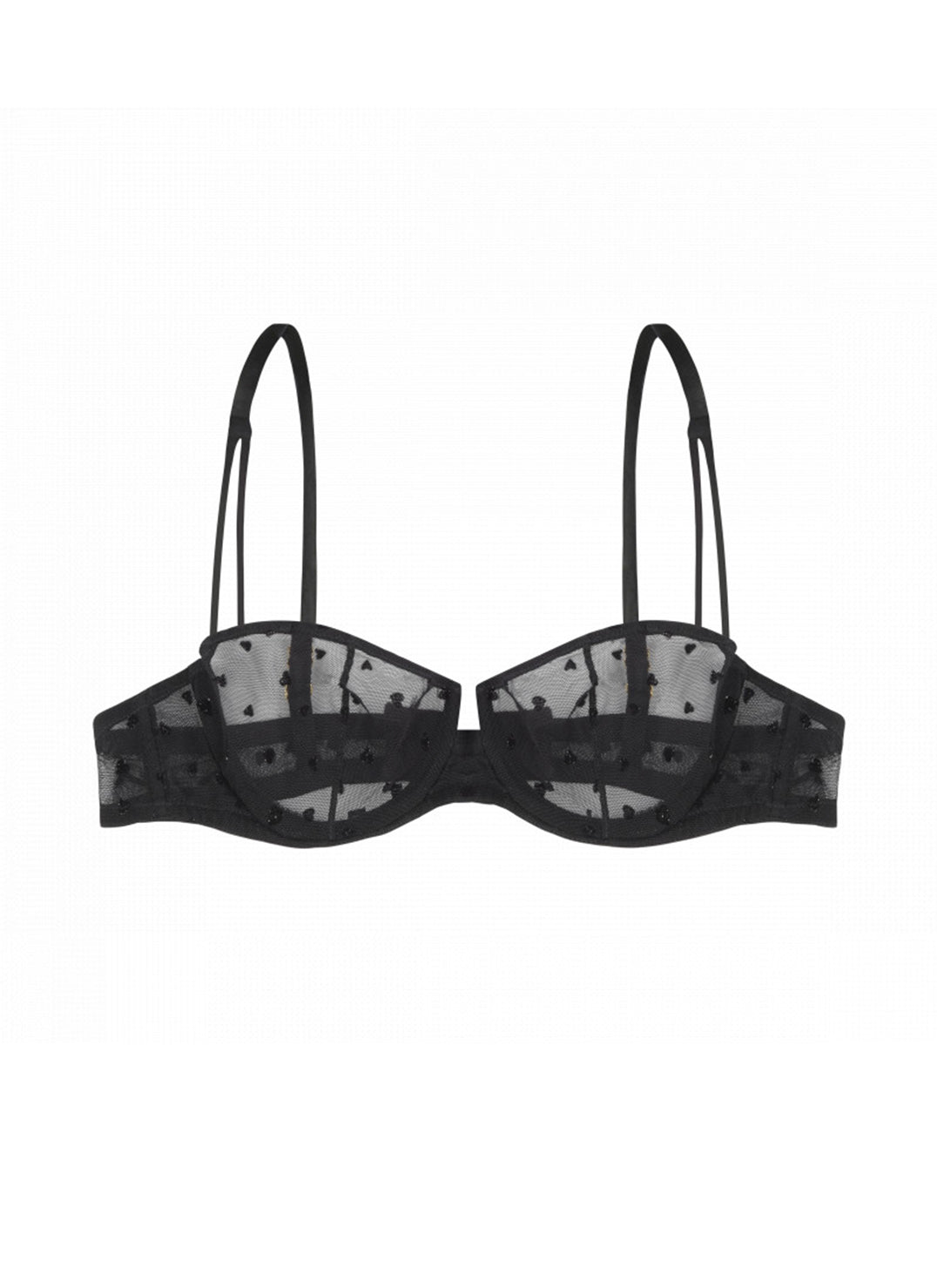 La Tribeau Women's Black Come Over Bra In Black
