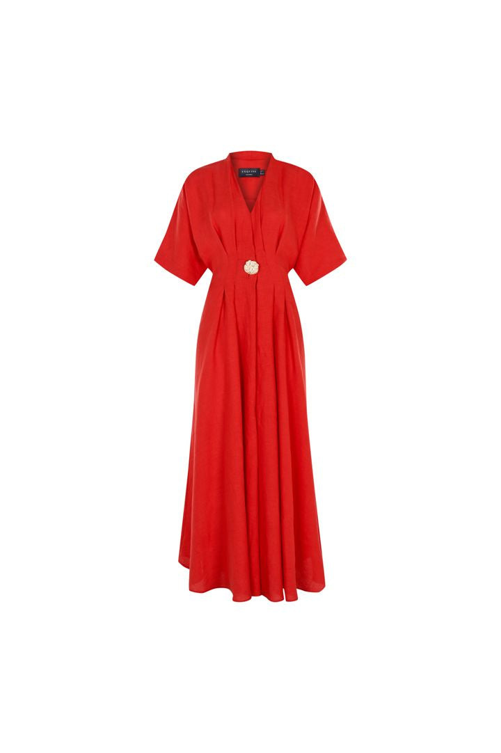 Women's Regular Fit Shirt Collar Dress