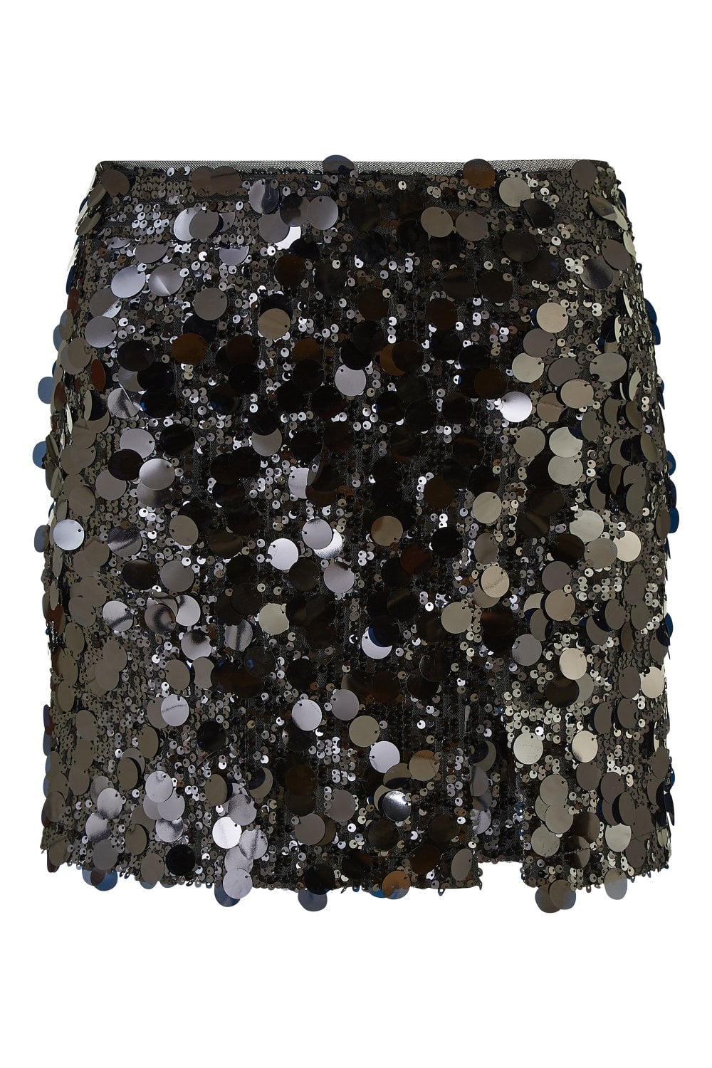 Yumi Women's  Black Big Sequin Mini Skirt In Black