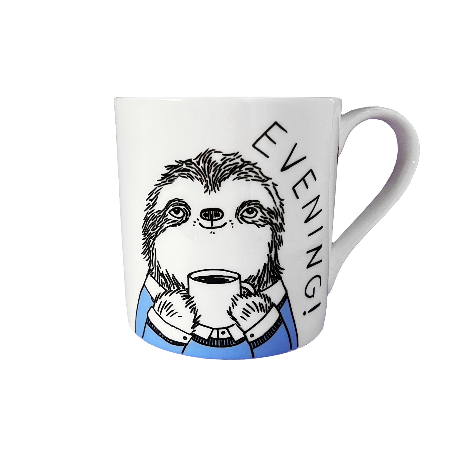 Jimbobart Evening Sloth Mug In Brown