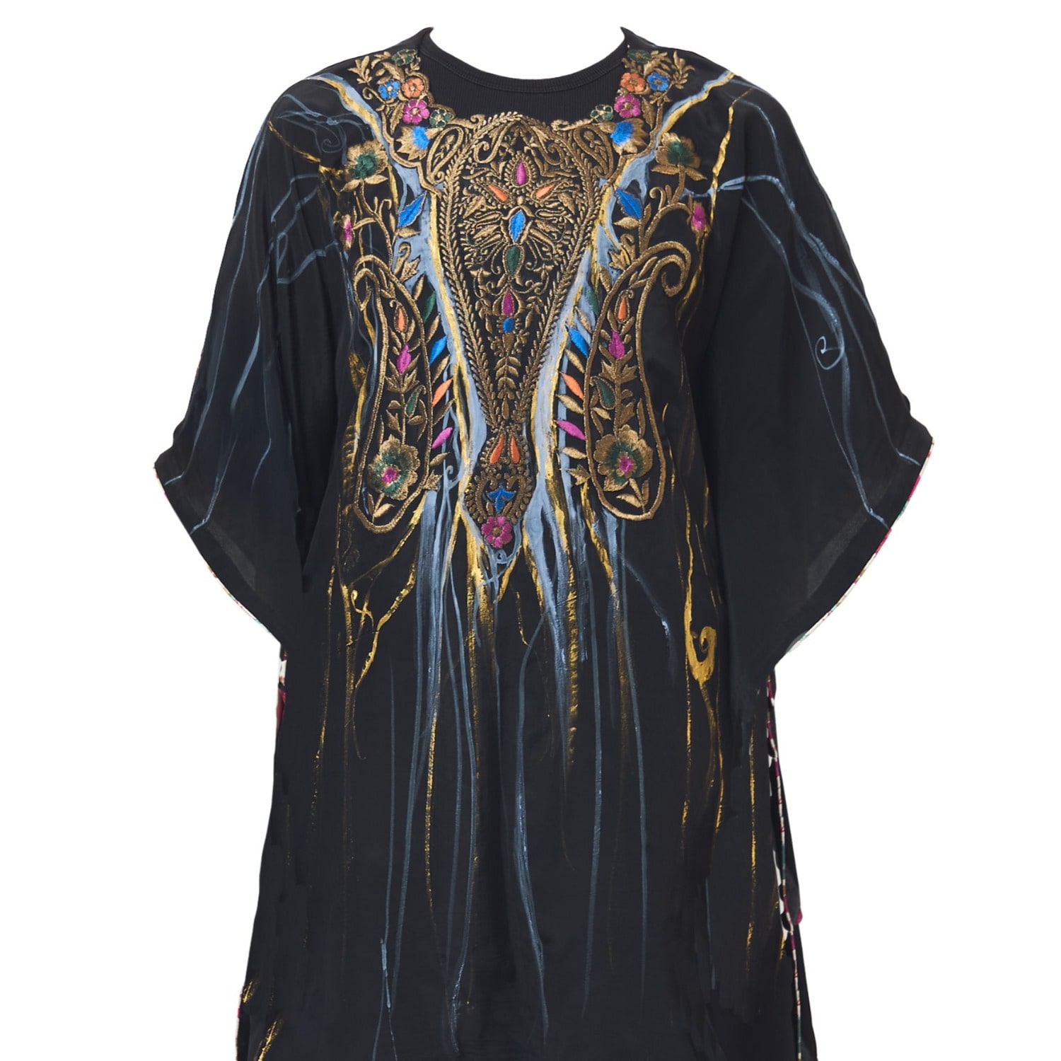 Saniya Khan Women's Foliage Short Caftan
