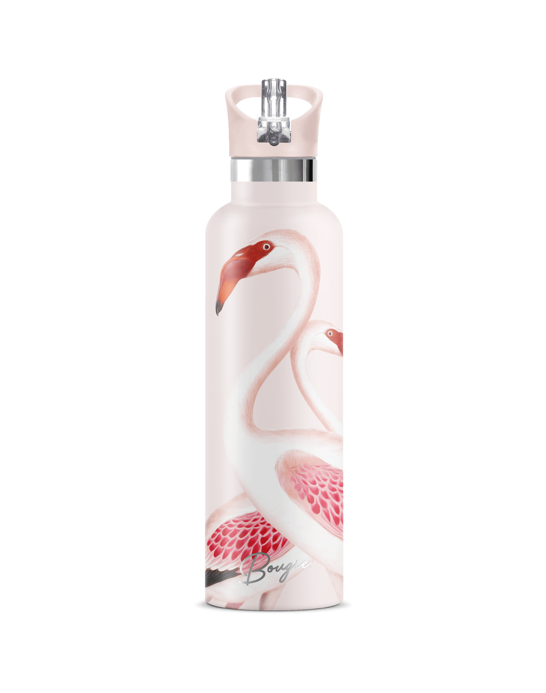My Bougie Bottle Pink / Purple / White Puna Vintage Flamingo Insulated Water Bottle