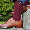 Whalley Finch Altona Dots Vintage Burgundy In Vintage