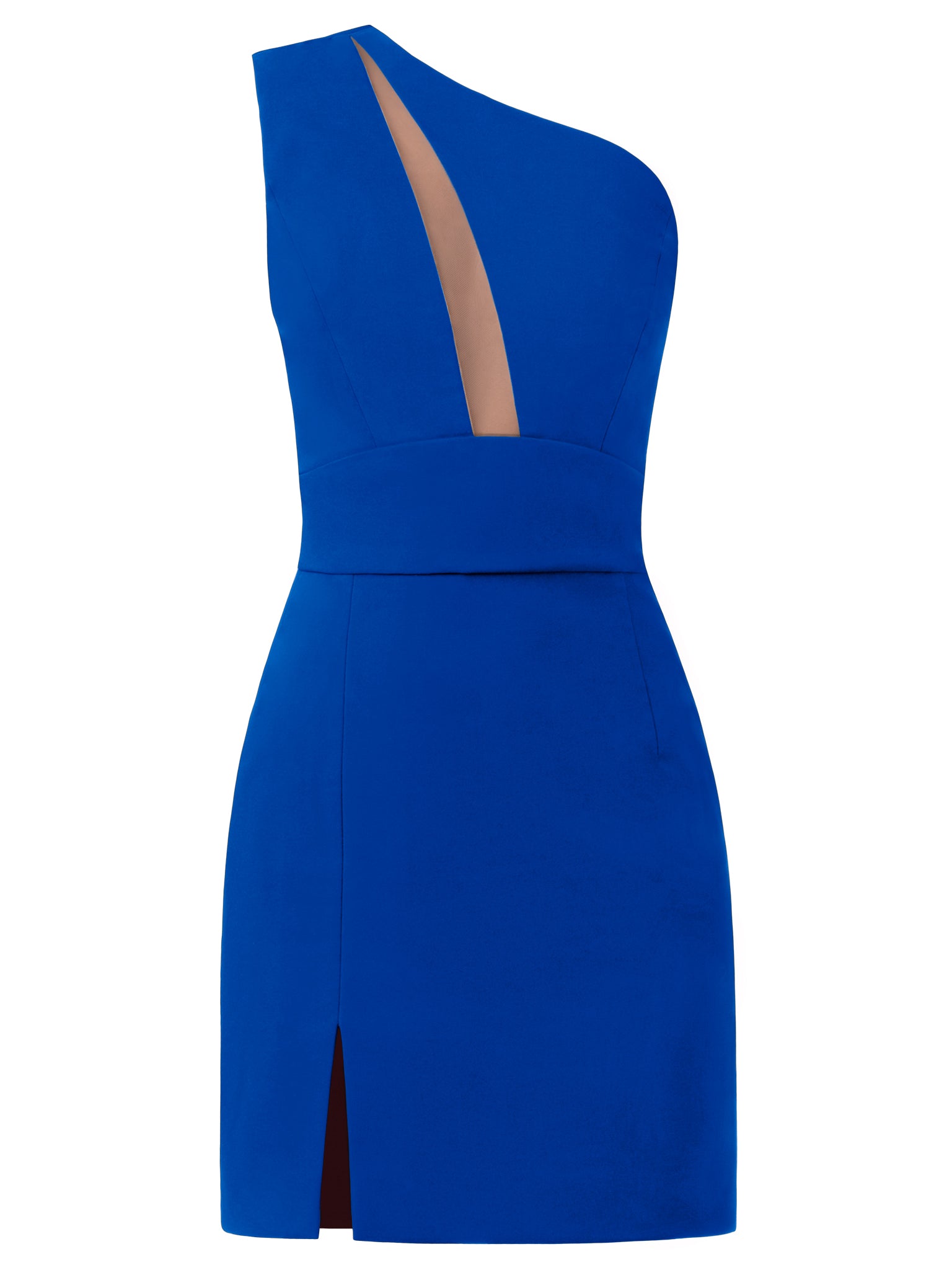 Women’s Love Weapon One-Shoulder Mini Dress - Azure Blue Extra Small Tia Dorraine