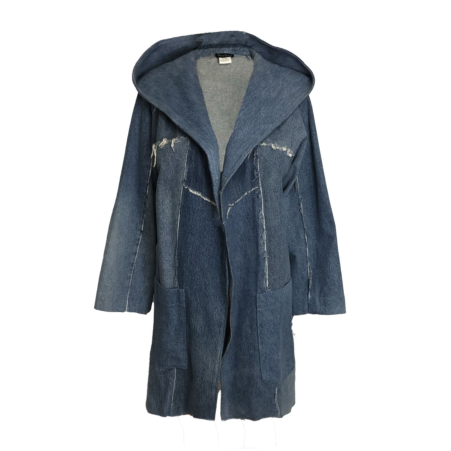 Deborah Lindquist Eco Lifestyle Women's Blue Harper Denim Coat In Blue