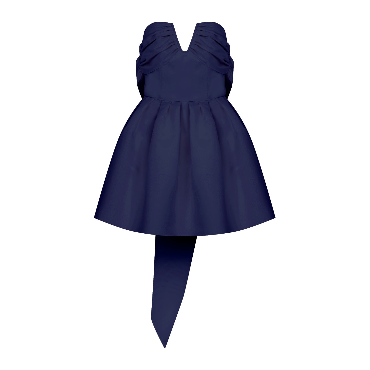 Nazli Ceren Women's Miro Strapless Mini Dress In Midnight Blue