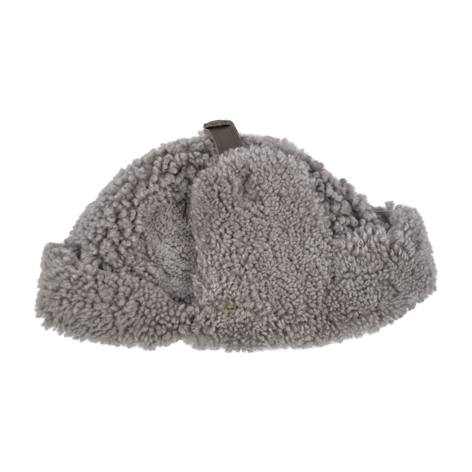 Owen Barry Women's Sheepskin Curly Trapper Suki - Mole Grey In Gray