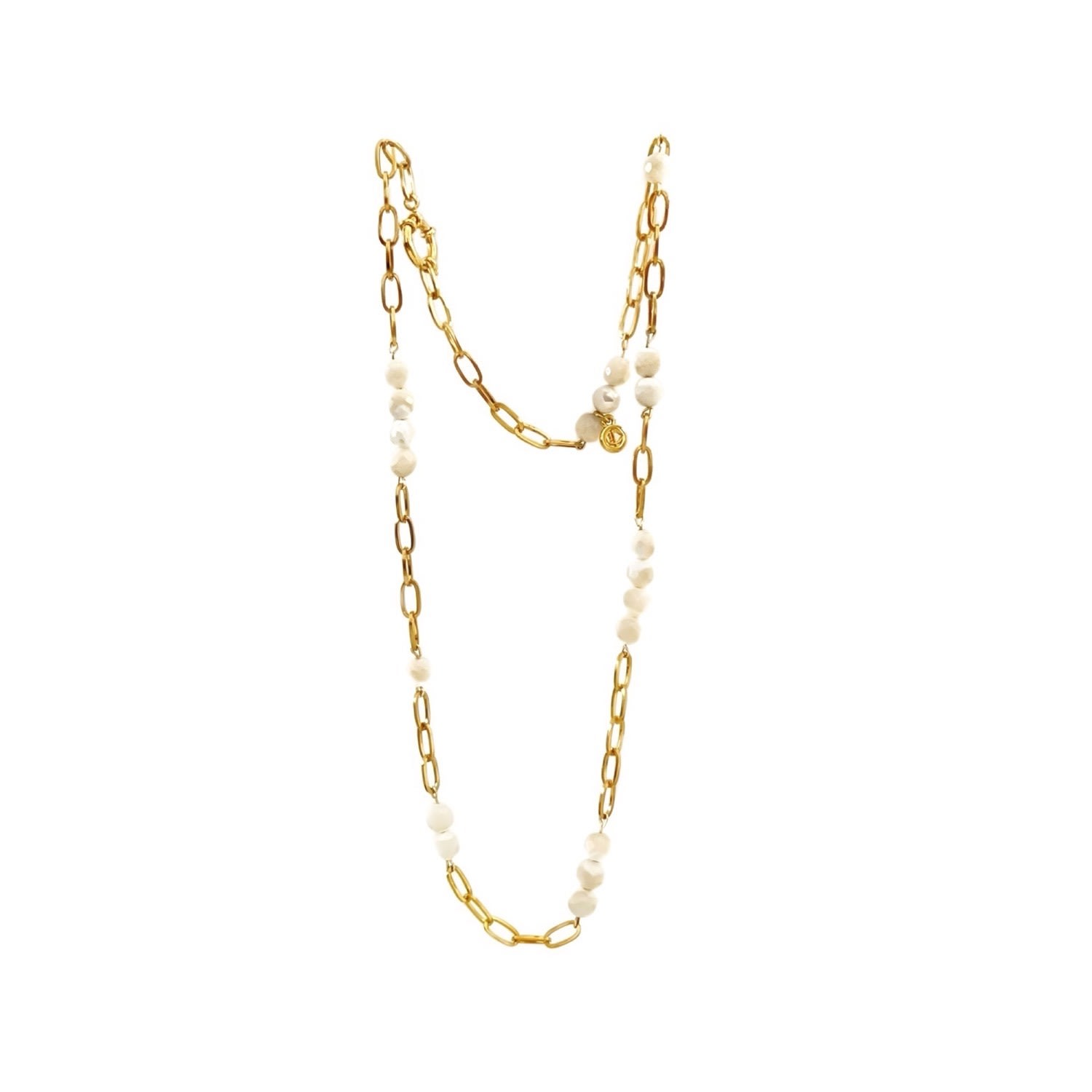 Women’s Valentina Moonstone Gold Necklace Cvlcha