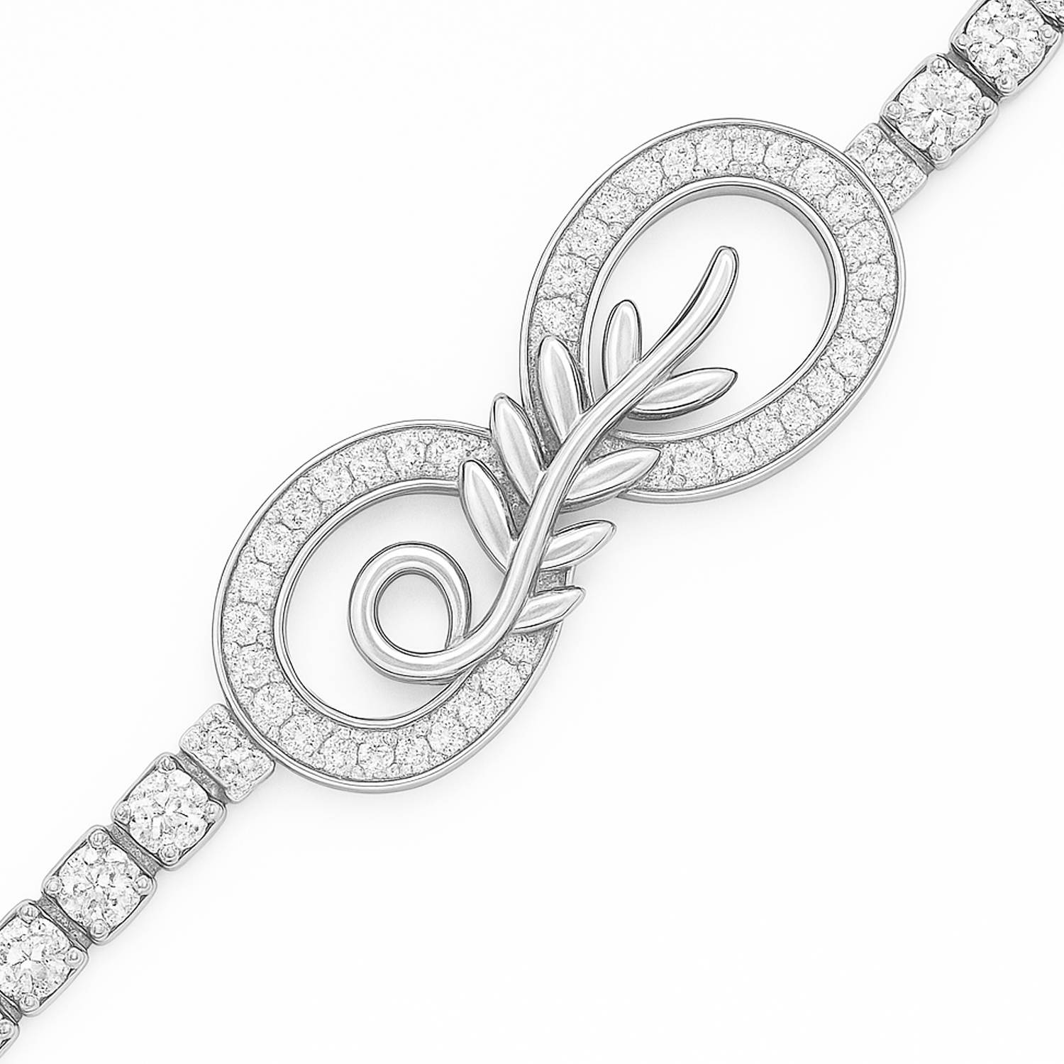 The Gala Women's Silver Olive Grace Bracelet In Silver