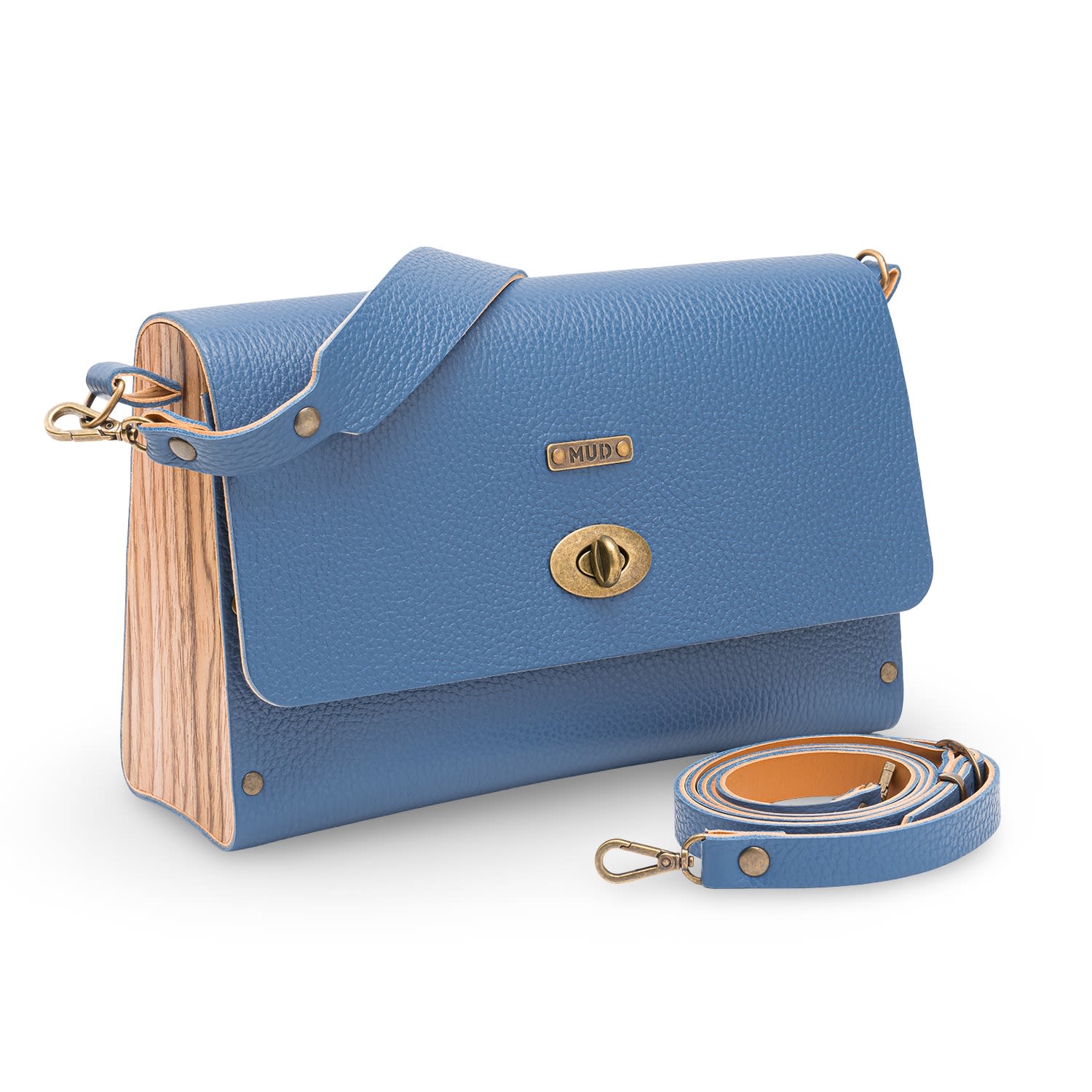 Mud - Manufacture Under Design Women's Blue Leonor Medium Bag - Ocean In Blue