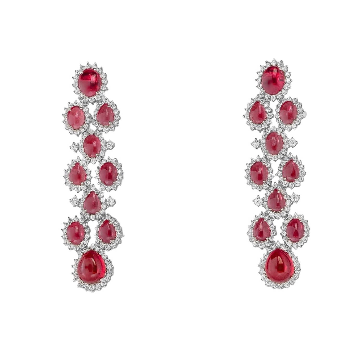 Meraki By Rashmi Bajaj Women's Elise Red Earrings In Red