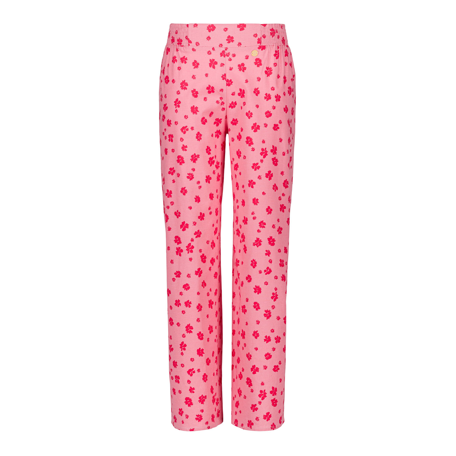 Marianne By Marie Jordane Women's Pink / Purple Reese Print Fluid Pants In Pink/purple