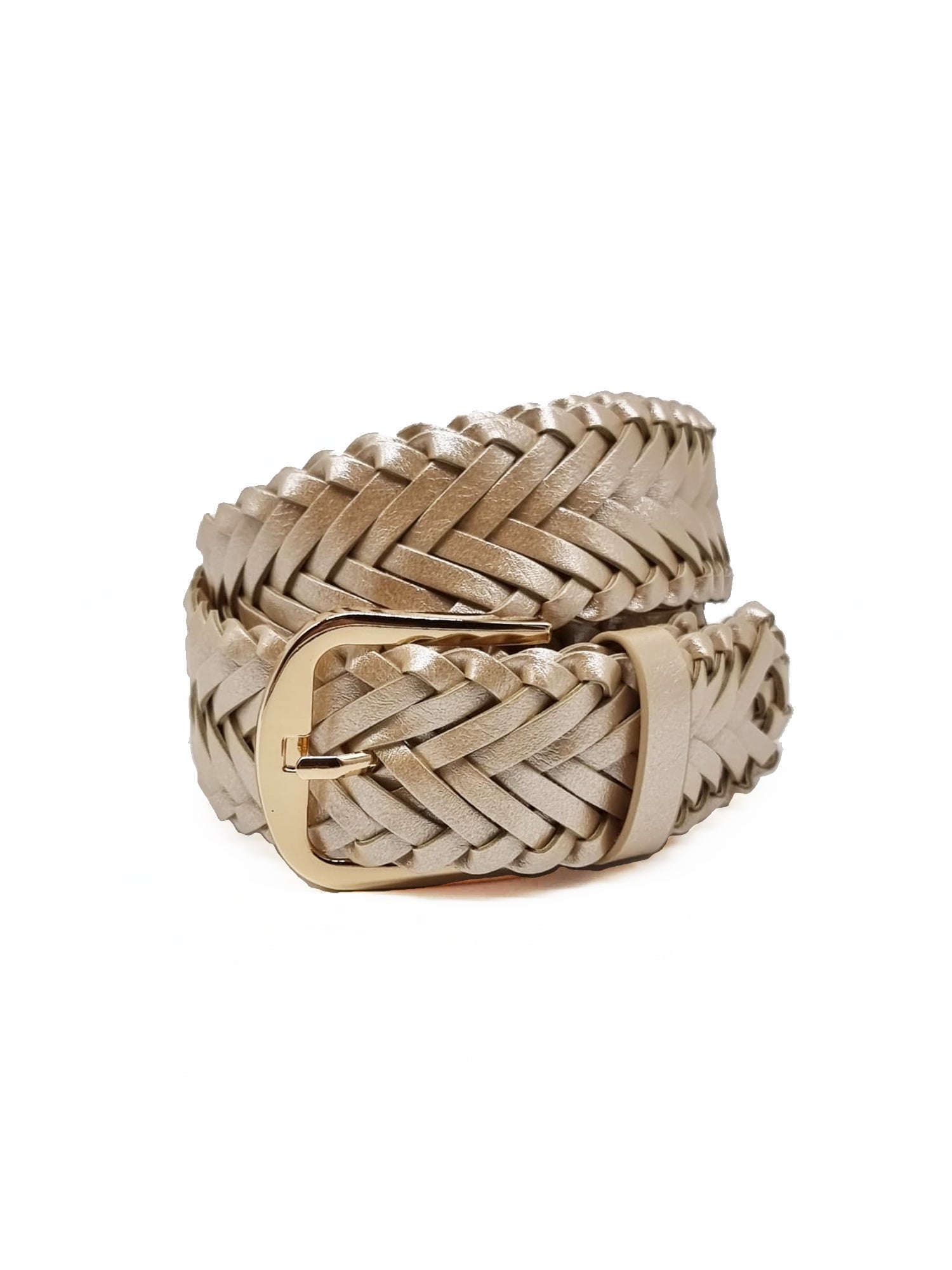 Nooki Design Ashford Woven Belt In Gold In Gold