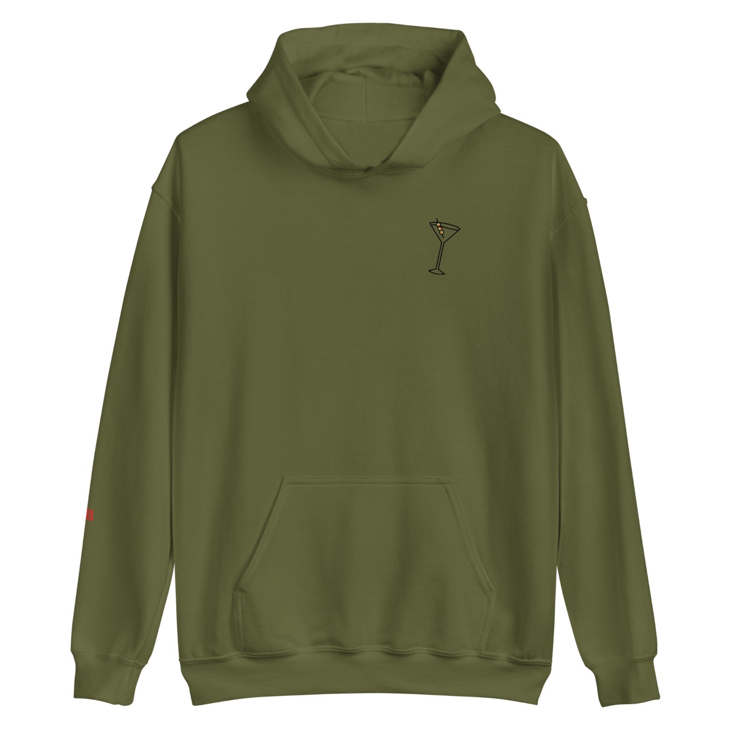 Women’s Martini Hoodie- Green Small Nus