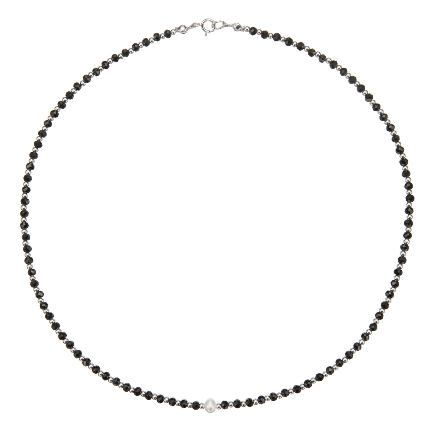 Lily & Roo Women's Silver Spinel Gemstone Choker In Silver