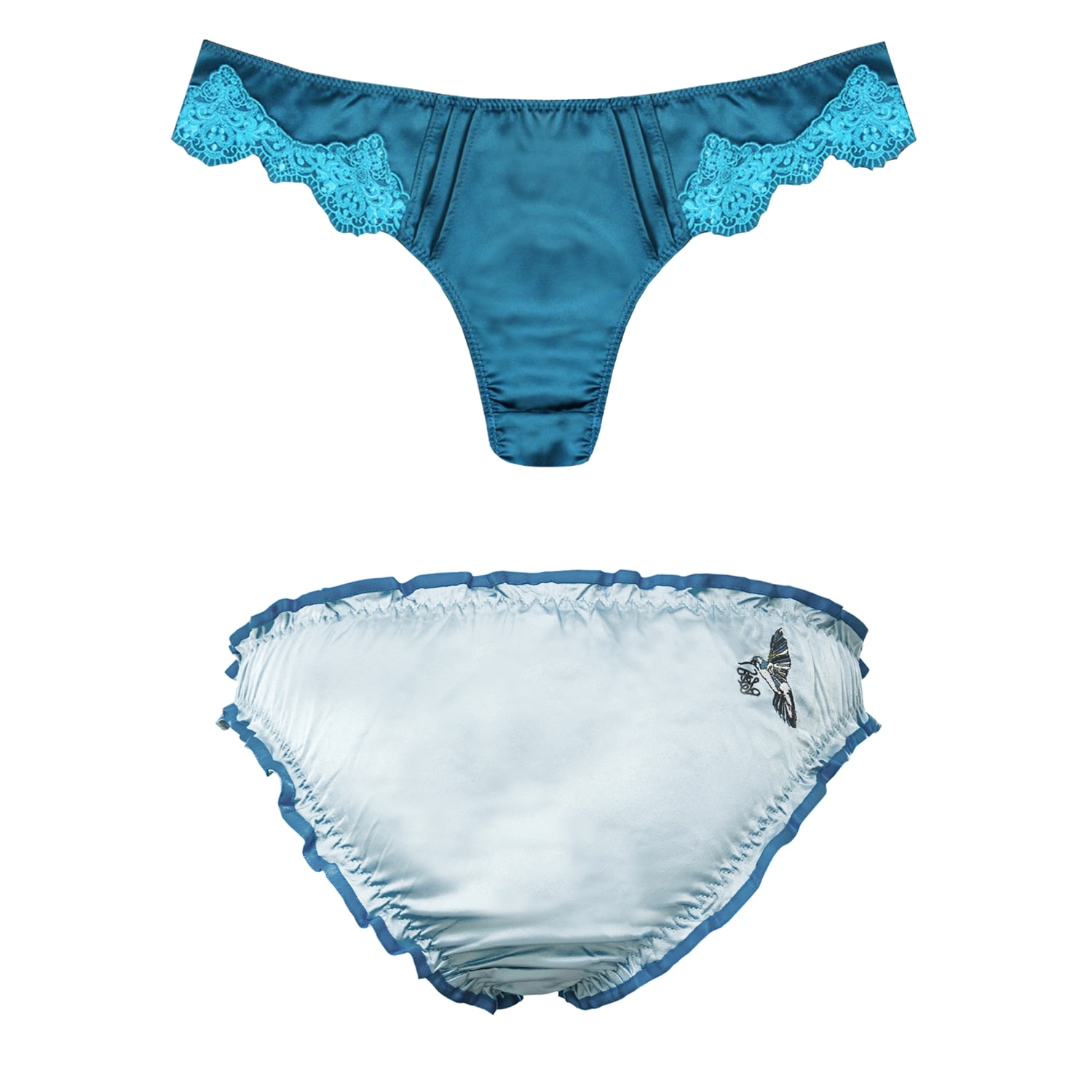 Tallulah Love Women's Blue Lovebirds Duo In Blue