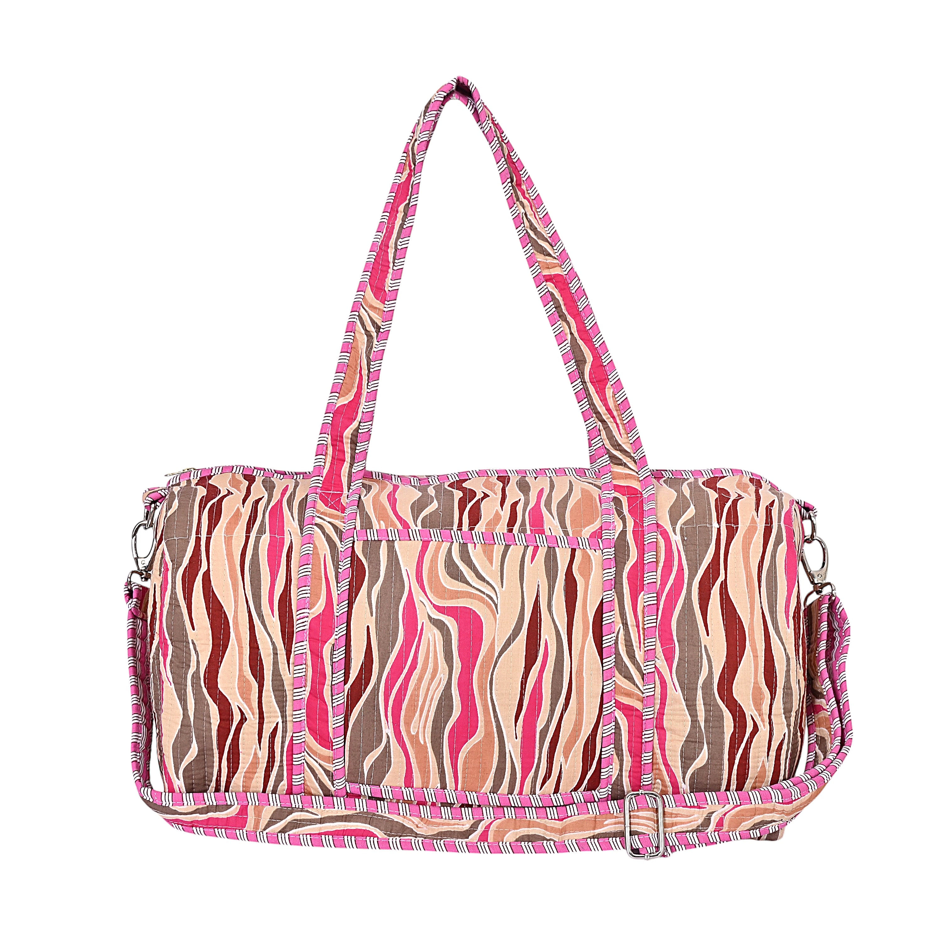 Conscious Yoga Collective Women's The Earthwave Cotton Weekender In Pink