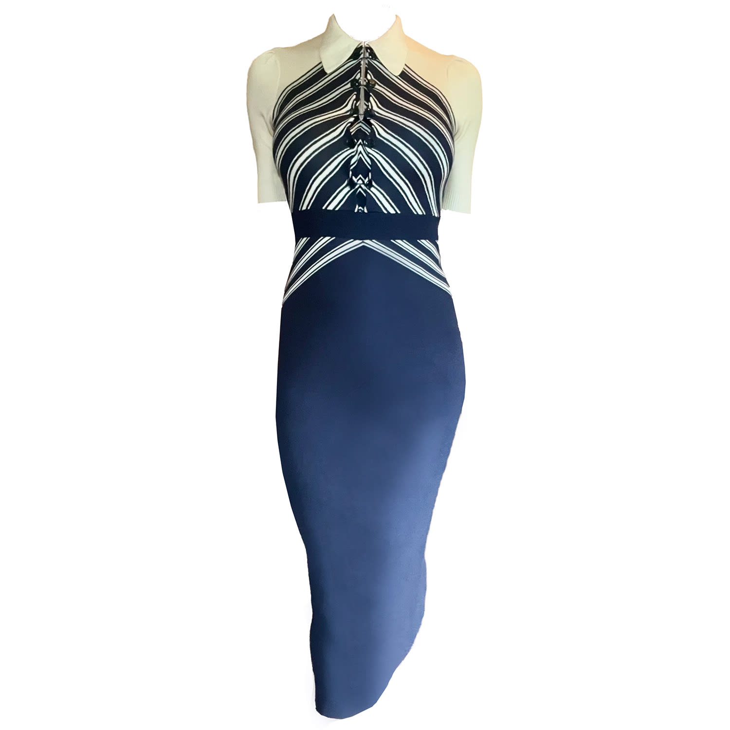 Combelle Women's Blue Colbert Dress