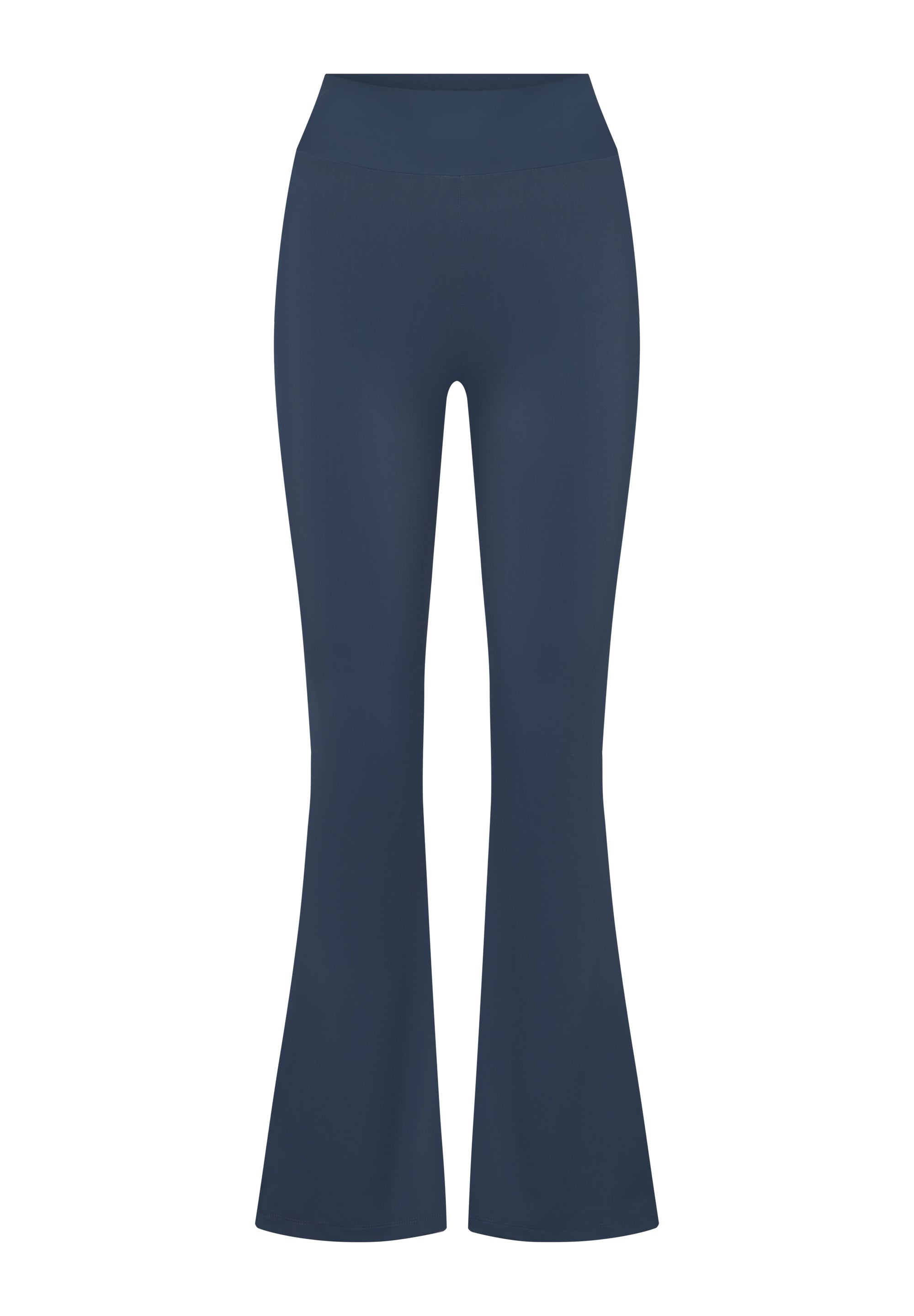 Women's Miami Sculpt Uv Flare Leggings Midnight Blue | Small | Kalani Sunwear