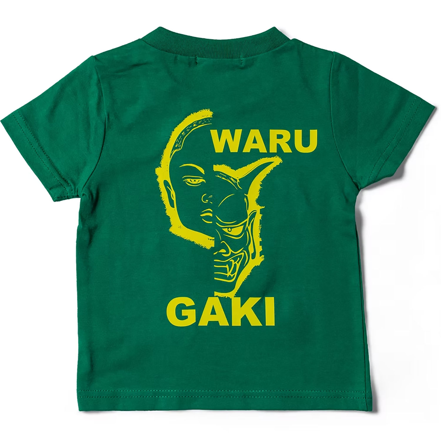 Tokkou Men's Warugaki Basic T-shirt For Kids - Green One Size