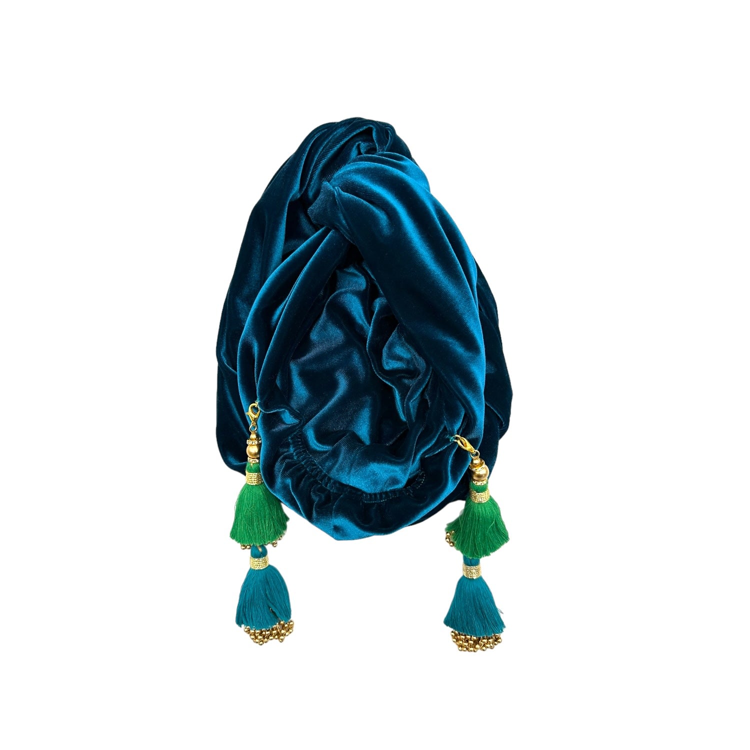 Women’s Blue Teal Mini Dorado Turban One Size Julia Clancey