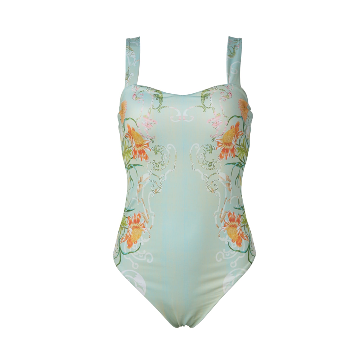 Anamaison Women's Green Romantic Waltz Lumi Swimsuit